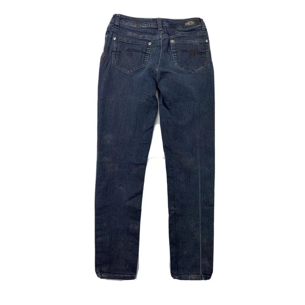 Justice Premium Girls Teens Size 14 Sparkling‎ Simply Low Super Skinny Jeans